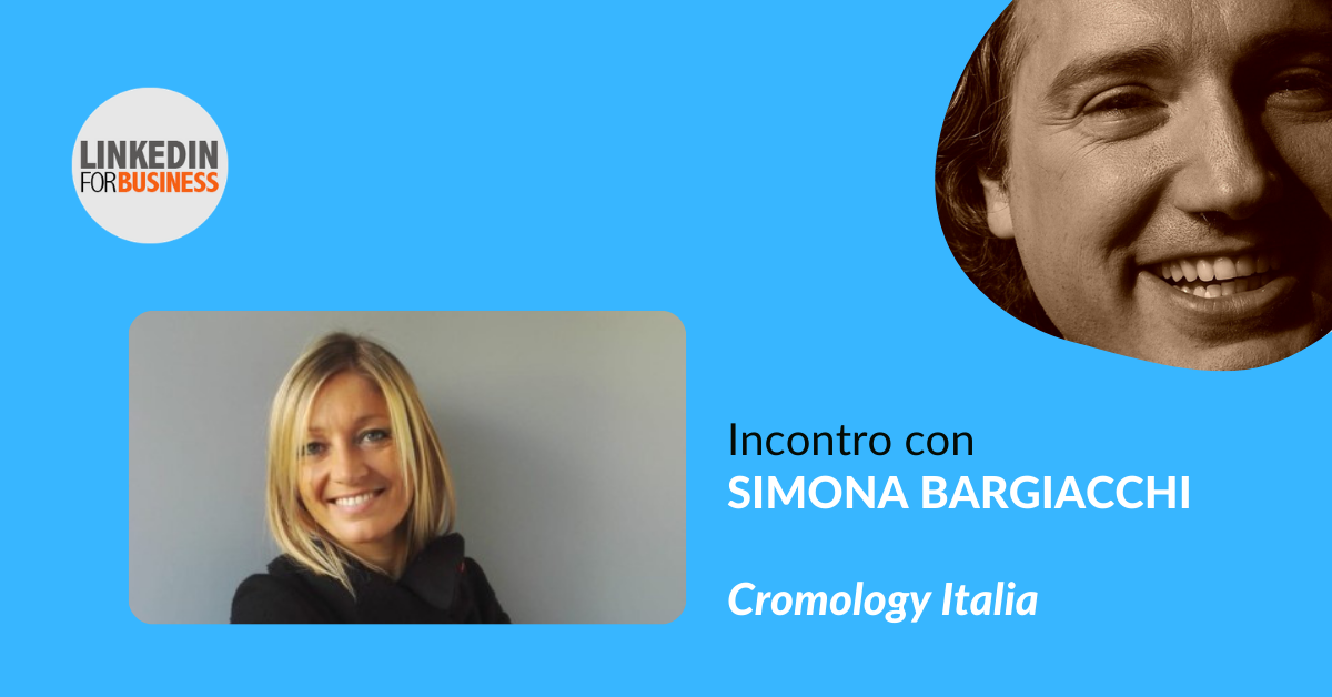 Leonardo Bellini incontra Simona Bargiacchi di Cromology Italia