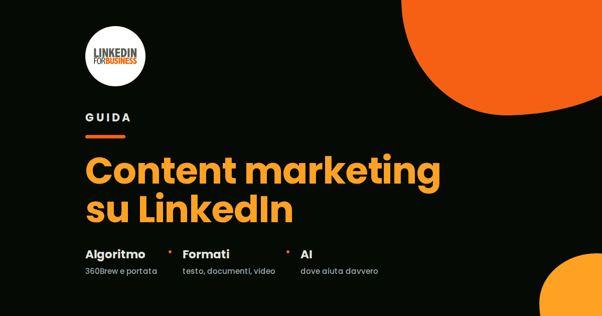 Guida Content Marketing su LinkedIn