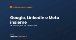 Strategia multicanale: integrare Google, LinkedIn e Meta Ads nel B2B