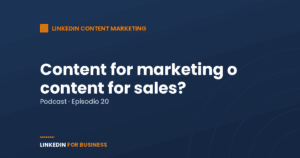 [Podcast #20] Content For Mktg vs Content For Sales